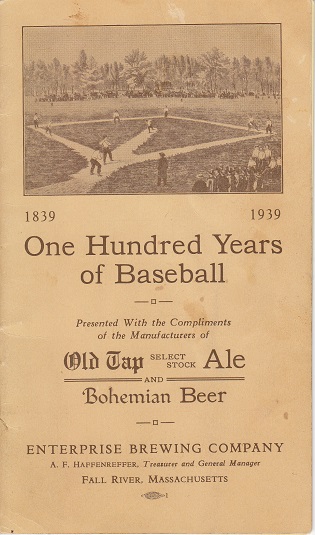 1939 100 Years of Baseball, Enterprise Brewing Company