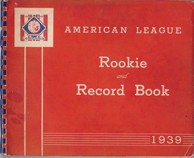 1939 American League Rookie Book