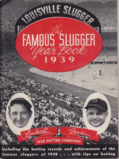 1939 Famous Slugger Year Book