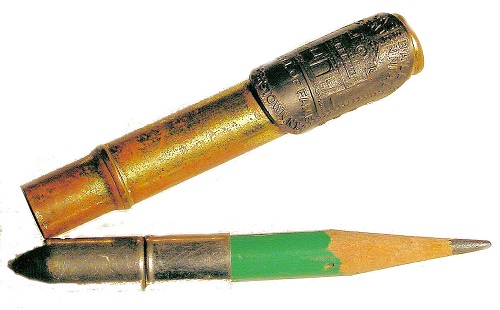 Centennial Coin Bullet Pencil - Opened