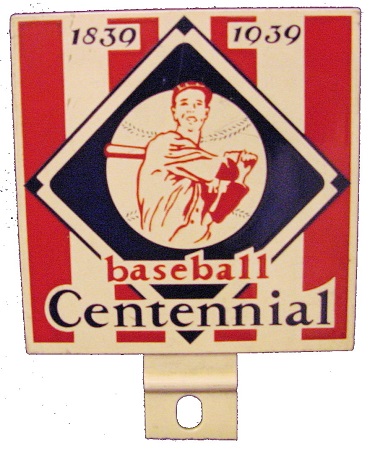 Centennial License Plate Ornament - Hiss Mfg