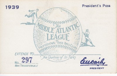 1939 Pass Middle Atlantic League