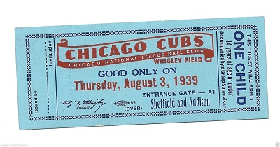 Chicago Cubs Kid's Pass