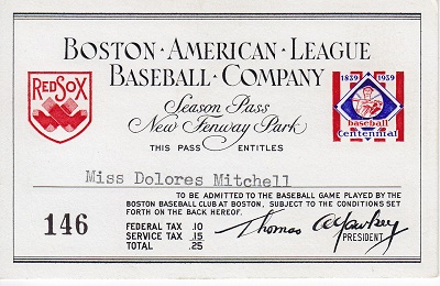 1939 American League Boston Red Sox