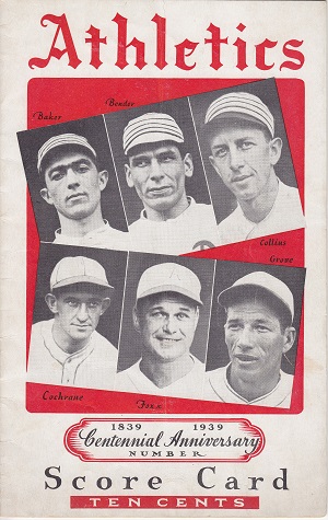Centennial Game Score Card