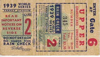 1939 World Series Game 2