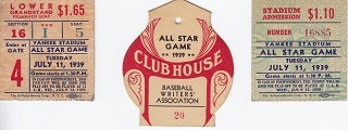 All Star Game Ticket Stubs
