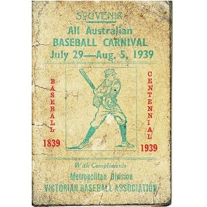 All Australian Baseball Carnival Centennial Schedule