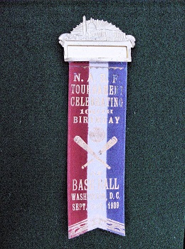 National Amateur Federation Baseball Tournament Dignitary Badge Sept 17,1939
