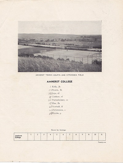 Doubleday Field Programs - May 16th Amherst insert