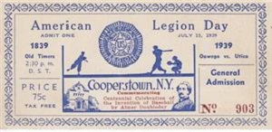 American Legion Day Ticket