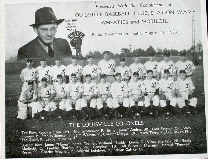 1939 Louisville Colonels Wheaties