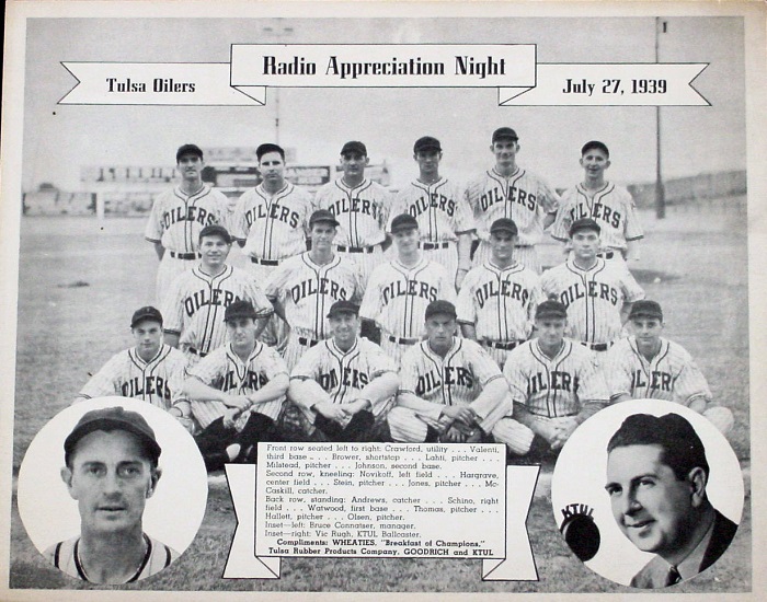 1939 Tulsa Oilers Wheaties