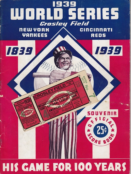 1939 World Series Score Book