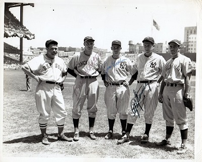 All Star Game Players - Foxx, Walters, Gordan, Gomez & Derringer