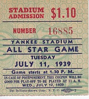 All Star Game Ticket Stub