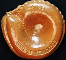 Reds Souvenir Baseball Centennial Ashtray