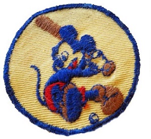 1939 Mickey Mouse Baseball Patch