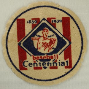 Centennial Patch worn by Cooperstown Mens Team for Alexander Cartwright Day