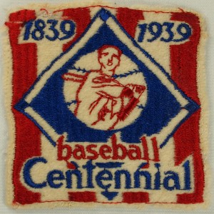 Embroidered on Felt 4x4 Centennial patch