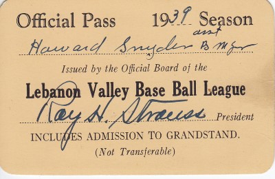 Lebanon Valley Base Ball League