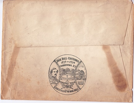 Mailing Envelope - reverse