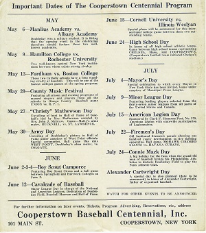 Schedule May July