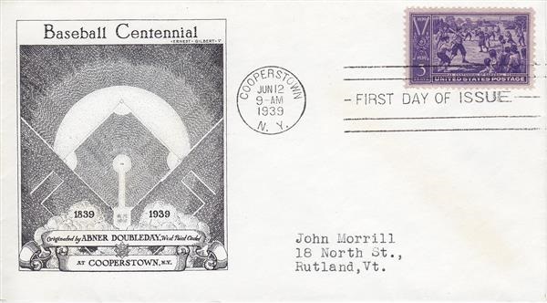 855 First Day Cover - Historic Arts