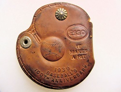 Esso Oil Baseball Centennial Key Chain