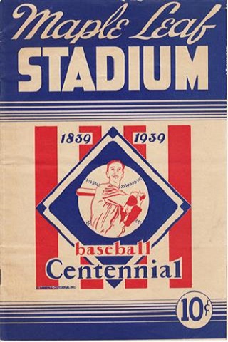 Toronto Maple Leafs vs Baltimore Orioles Centennial Program