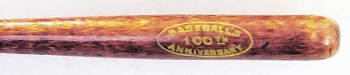 Centennial Bat Pencils and 100th Anniversary Advertiising Bat Pencils