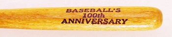 Centennial Bat Pencils and 100th Anniversary Advertiising Bat Pencils