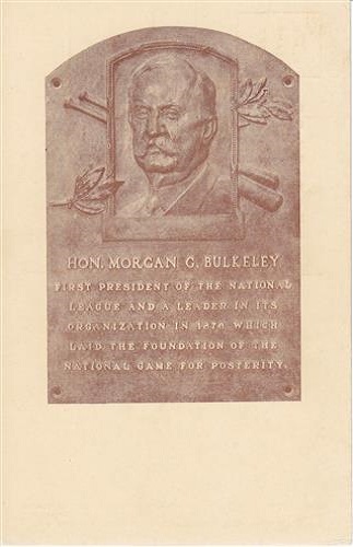 1937 Morgan Bulkey 1937 Morgan Bulkey Hall of Fame Plaque