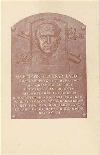 1937 Napoleon Lajoie 1937 Napoleon Lajoie Hall of Fame Plaque