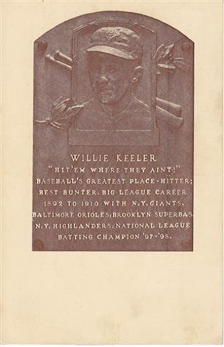 1939 William Keeler 1939 William Keeler Hall of Fame Plaque