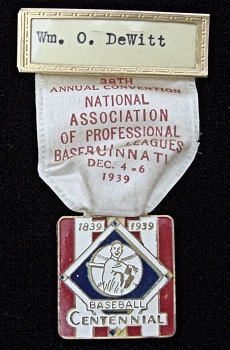 1939 Minor Major League Winter Meeting Dignitary MFG by Bactian Bros.