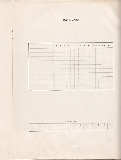 Doubleday Field Programs - Generic Blank Insert