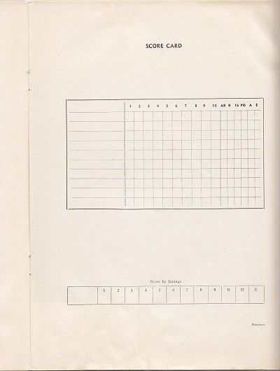 Doubleday Field Programs - Generic Blank Insert