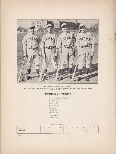 Doubleday Field Programs - May 13th Fordham insert