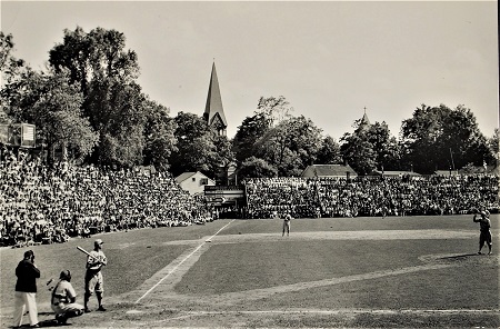 HOF Game Eddie Miller at Bat