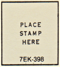 7EK 1977 Blue Ink stamp box code 7EK 1977 Blue Ink stamp box code