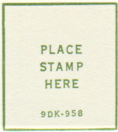 9DK 1969 Green Ink stamp box code 9DK 1969 Green Ink stamp box code