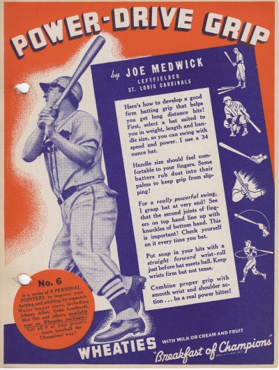 Wheaties Box - Joe Medwick