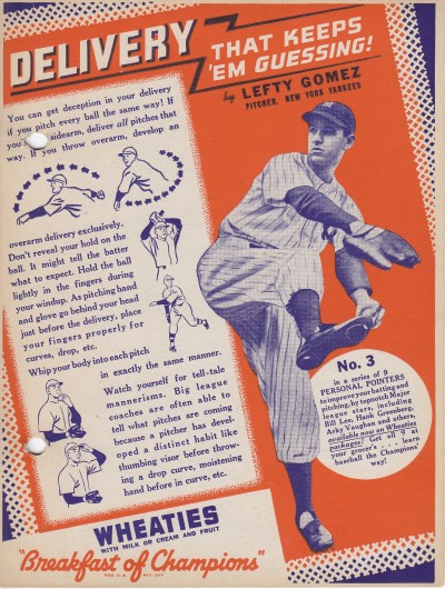 Wheaties Box - Lefty Gomez